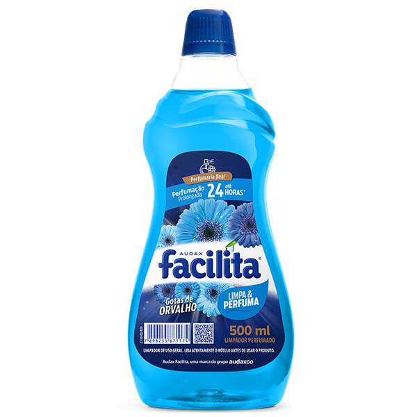 Limpador perfumado Gotas de Orvalho, 500ml, Audax - PT 1 UN Limpador perfumado Gotas de Orvalho, 500ml, Audax - PT 1 UN
