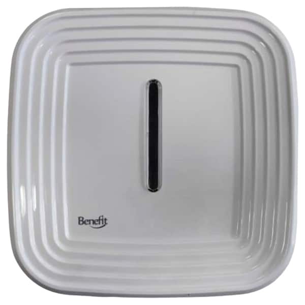 Dispenser de papel higiênico para rolo de até 600m, Branco, H24WH, Grifit - CX 1 UN