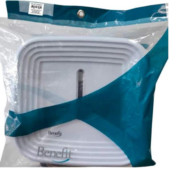 Dispenser de papel higiênico para rolo de até 600m, Branco, H24WH, Grifit - CX 1 UN