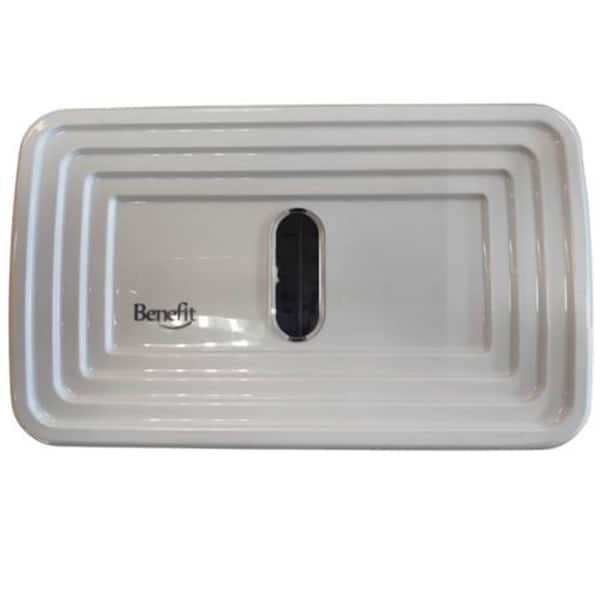 Dispenser de papel higiênico intercalado, Branco, H25WH, Grifit - CX 1 UN