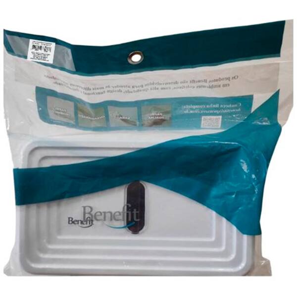 Dispenser de papel higiênico intercalado, Branco, H25WH, Grifit - CX 1 UN