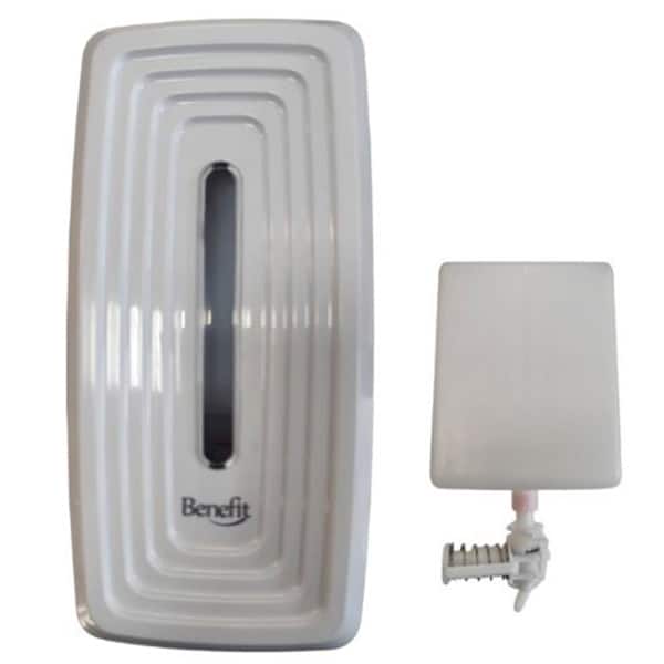 Dispenser para sabão liquido, Branco, 800ml, S447WH, Grifit - PT 1 UN