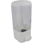 Dispenser p/ sabonete c/reserv. 500ml branco DP-94 Western CX 1 UN Dispenser p/ sabonete c/reserv. 500ml branco DP-94 Western CX 1 UN