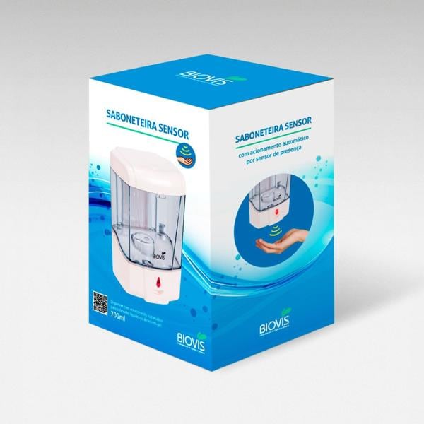 Dispenser p/ sabonete c/reserv. automática 700ml 1207 Biovis CX 1 UN