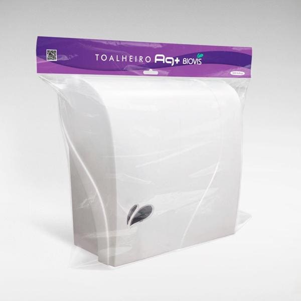 Dispenser papel toalha interfolhas 2/3 dobras branco 1070 Biovis CX 1 UN