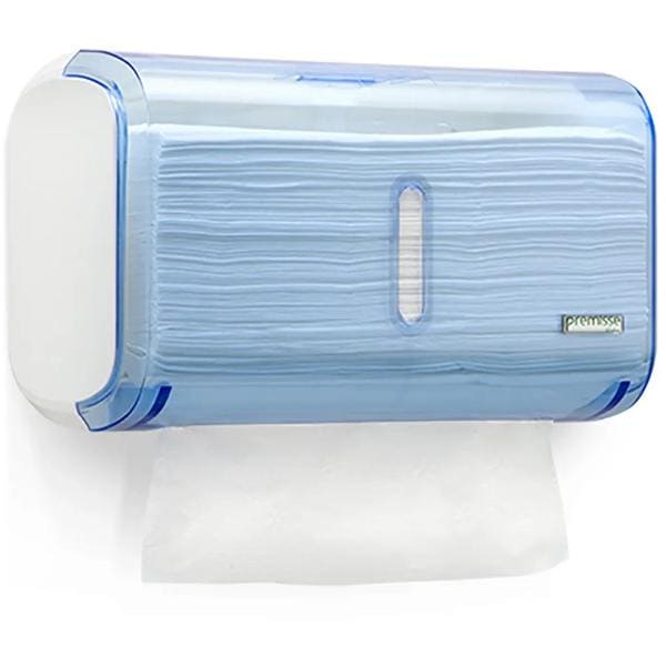 Dispenser papel toalha interf. compacto azul 340323 Premisse PT 1 UN