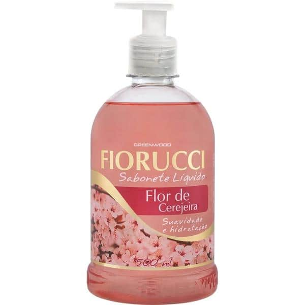 Sabonete líquido flor de cerejeira 500ml 8113 Fiorucci PT 1 UN