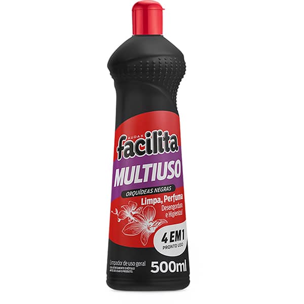 Limpador multiuso 4 em 1, Orquídeas Negras, 500 ml, Audax - PT 1 UN