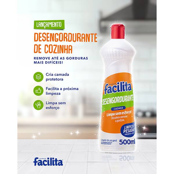 Desengordurante para cozinha 500ml 106112 Audax PT 1 UN