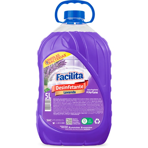 Desinfetante Lavanda, 5L, Audax - PT 1 UN