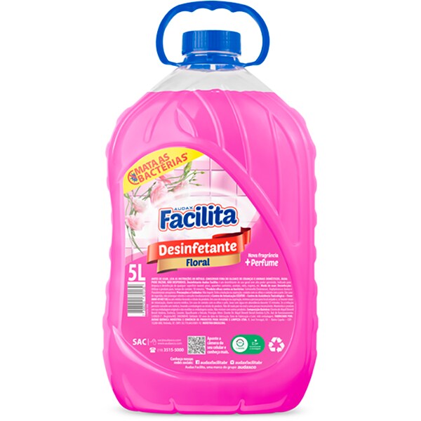 Desinfetante Floral, 5L, Audax - PT 1 UN