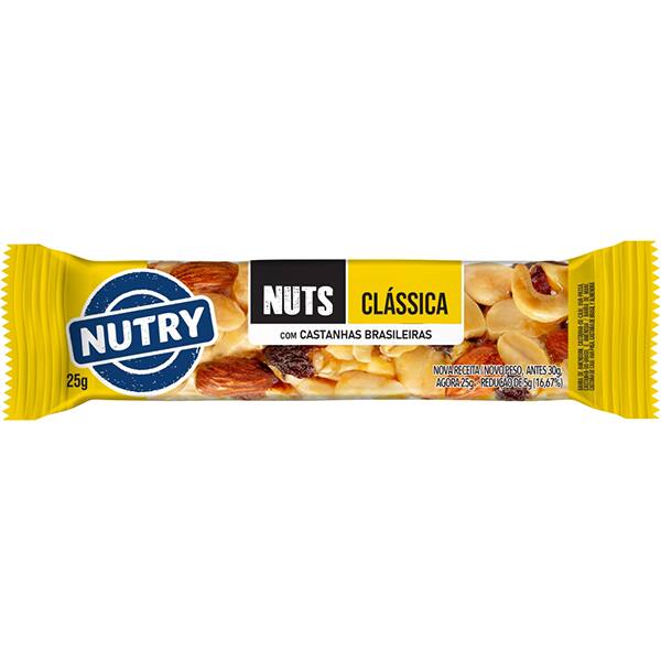 Barra Nuts Clássica, 25g, 4743, Nutry - 1 UN