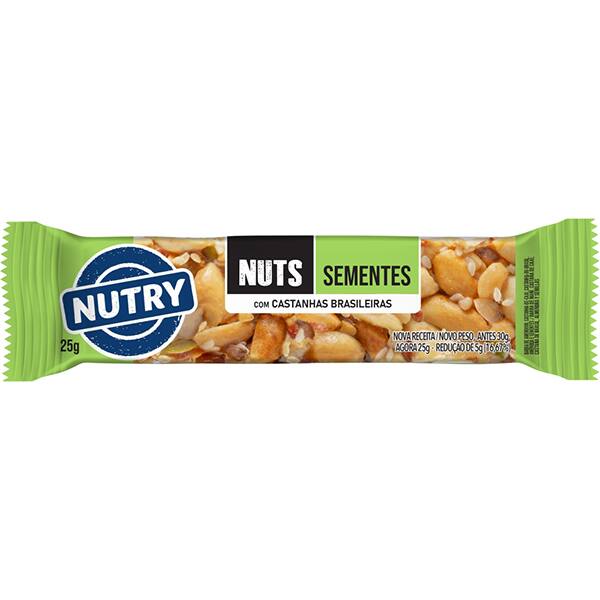 Barra Nuts Sementes, 25g, 4744, Nutry - 1 UN