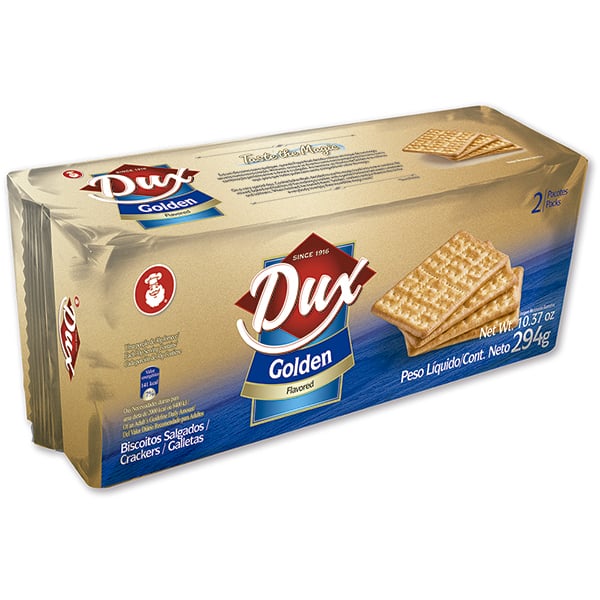 Biscoito salgado Golden, 294g, DUX - PT 1 UN Biscoito salgado Golden, 294g, DUX - PT 1 UN