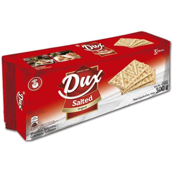 Biscoito salgado Salted, 300g, DUX - PT 1 UN Biscoito salgado Salted, 300g, DUX - PT 1 UN