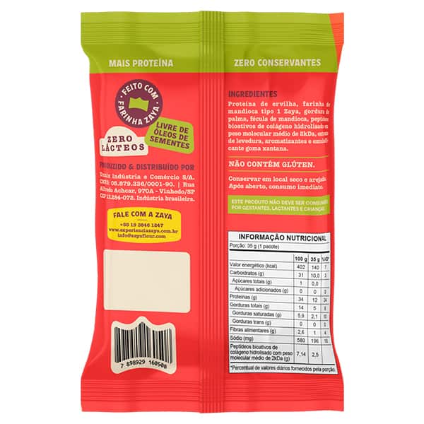 Snack de Proteína Assado, Pizza, 35g, 12270032, Zaya - PT 1 UN Snack de Proteína Assado, Pizza, 35g, 12270032, Zaya - PT 1 UN