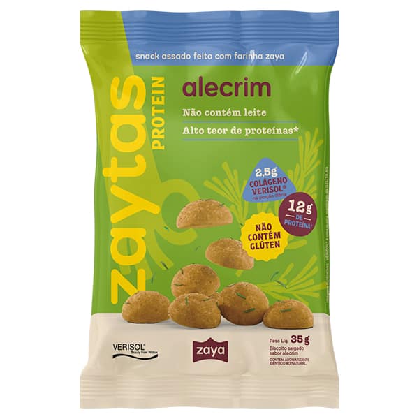 Snack de Proteína Assado, Alecrim, 35g, 12270035, Zaya - PT 1 UN Snack de Proteína Assado, Alecrim, 35g, 12270035, Zaya - PT 1 UN