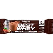 Barra de proteína Best Whey Bar, Cacau e Avelã, 49g, (12g de proteína), Atlhetica - 1 UN