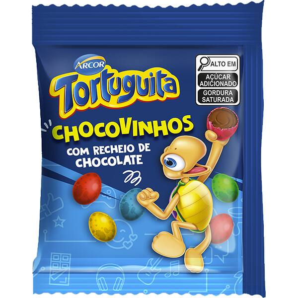 Chocolate Tortuguita Chocovinhos, 50g, Arcor - PT 1 UN Chocolate Tortuguita Chocovinhos, 50g, Arcor - PT 1 UN