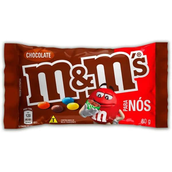 M&Ms ao leite 80g Mars Brasil PT 1 UN