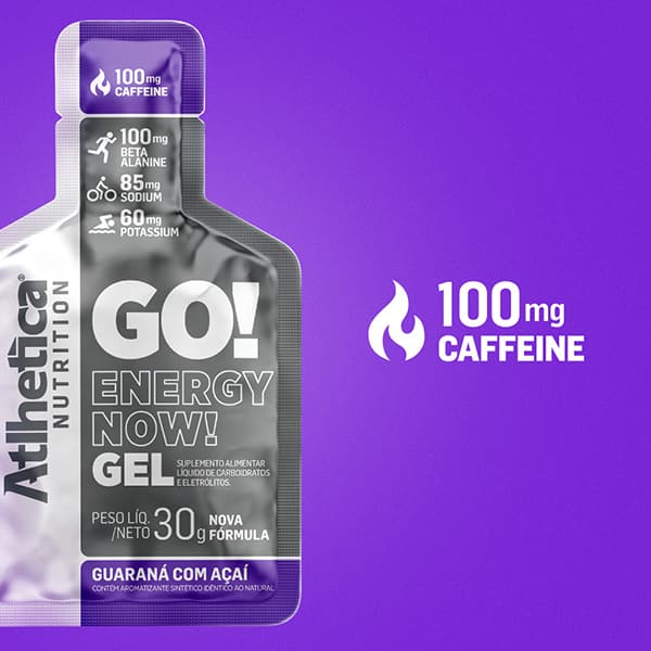 Suplemento Go Energy Now Gel, Guaraná com Açaí, 23481, Atlhetica - SC 1 UN Suplemento Go Energy Now Gel, Guaraná com Açaí, 23481, Atlhetica - SC 1 UN