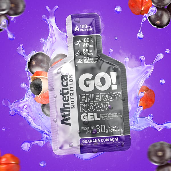 Suplemento Go Energy Now Gel, Guaraná com Açaí, 23481, Atlhetica - SC 1 UN Suplemento Go Energy Now Gel, Guaraná com Açaí, 23481, Atlhetica - SC 1 UN