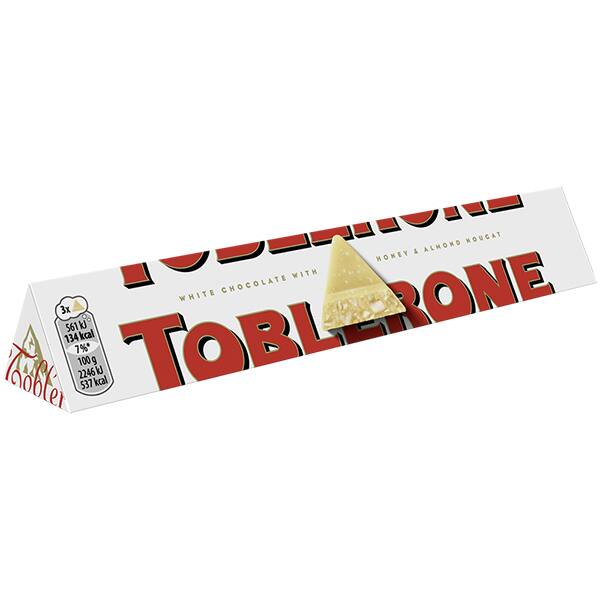 Toblerone branco 100g Mondelez PT 1 UN