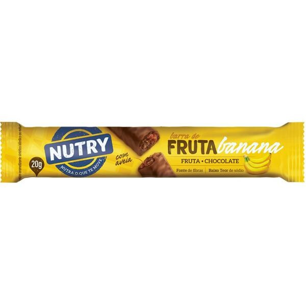 Barra de Fruta, Banana com chocolate, 20g, 2616, Nutry - 1 UN