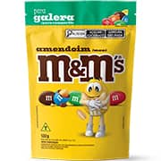 Chocolate M&Ms ao leite com amendoim, 132g, Mars Brasil - PT 1 UN Chocolate M&Ms ao leite com amendoim, 132g, Mars Brasil - PT 1 UN