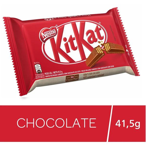 Chocolate Kit Kat, 41,5g, 42557, Nestlé - PT 1 UN