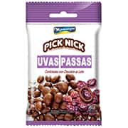 Pick nick uva passa com chocolate, 40g, 3029, Montevérgine - PT 1 UN