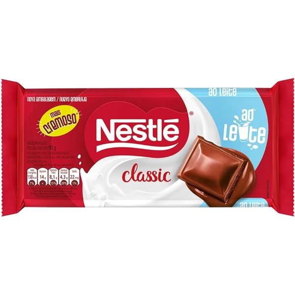 Chocolate ao leite Classic 90g Nestle Brasil Ltda PT 1 UN