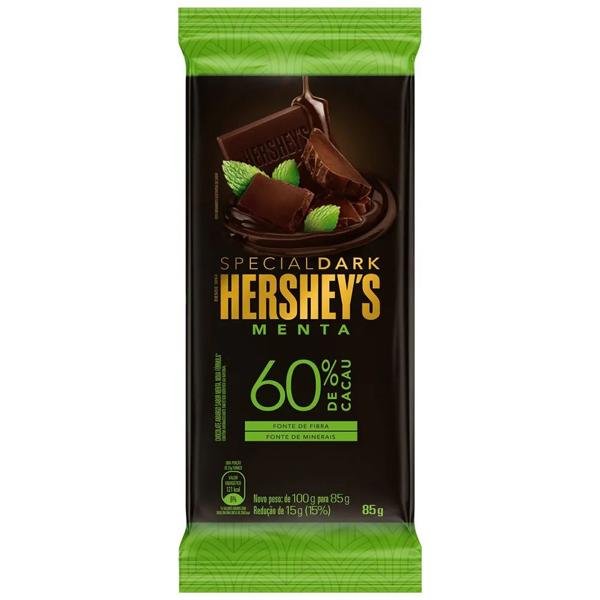 Chocolate Special Dark Menta, 85g, 6870, Hershey's - CX 1 UN