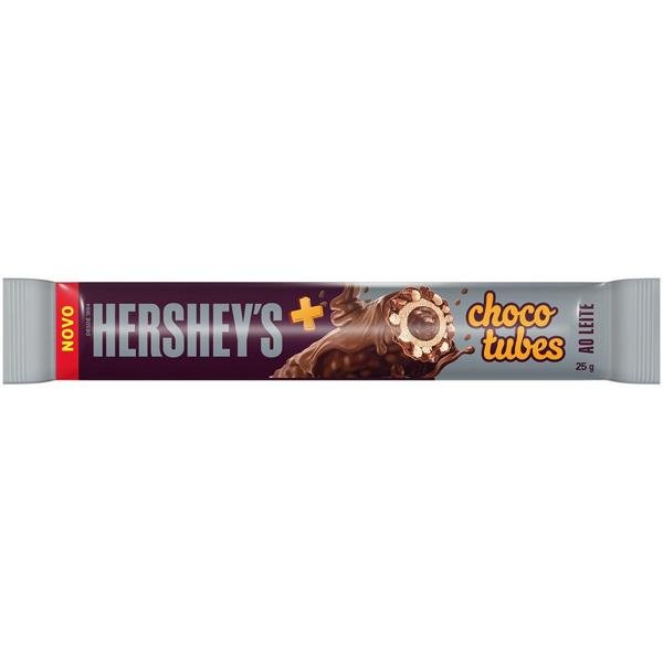 Chocolate Chocotubes Ao Leite 25g 7212 Hershey CX 1 UN