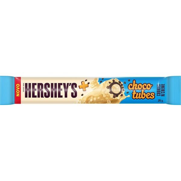 Chocolate Chocotubes Cookies N Creme, 25g, 8539, Hersheys - PT 1 UN