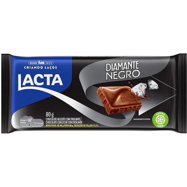 Chocolate Diamante Negro, 80g, 24218, Kraft - PT 1 UN