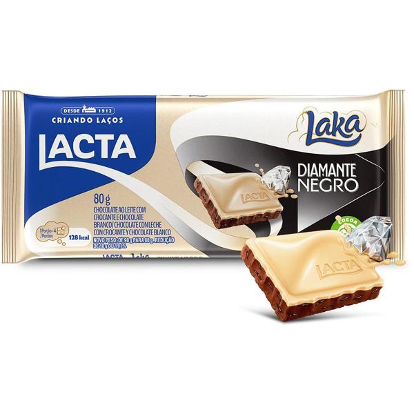 Chocolate Lacta Mix Diamante/Laka, 80g, 24223, Kraft - PT 1 UN