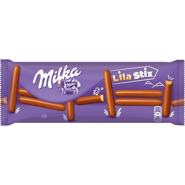 Chocolate Milka, Lila Sticks, 112g, Mondelez - PT 1 UN