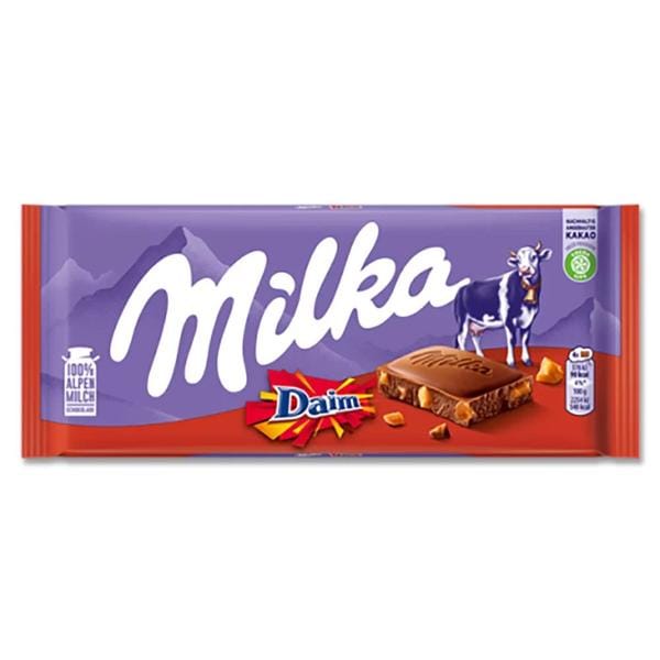 Chocolate Milka, Daim, 100g, Mondelez - PT 1 UN