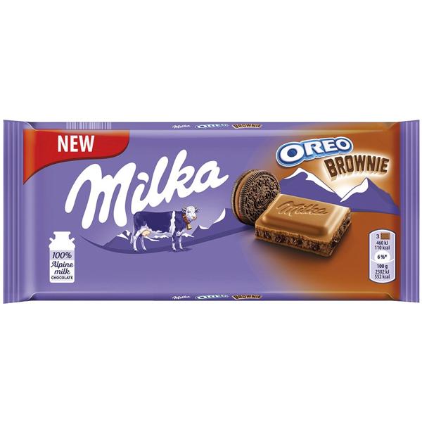 Chocolate Milka, Oreo Brownie, 100g, Mondelez - PT 1 UN