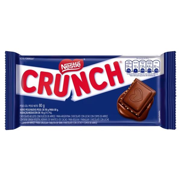 Chocolate Crunch, 80g, Nestlé - PT 1 UN