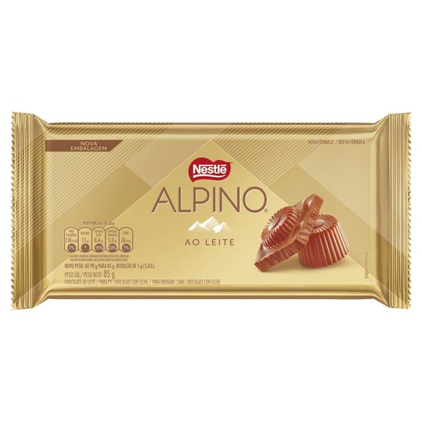 Chocolate Alpino, 85g, Nestlé - PT 1 UN