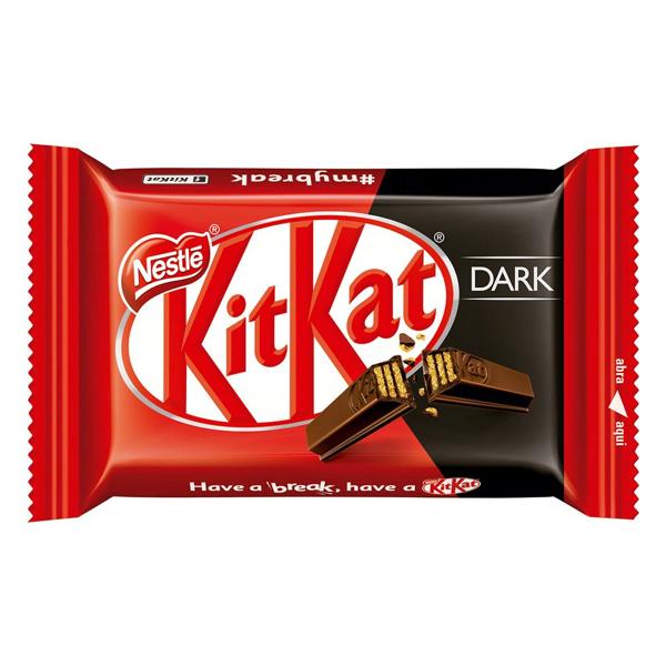 Chocolate Kit Kat Dark, 41,5g, 12342558, Nestlé - PT 1 UN