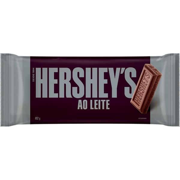 Chocolate ao leite, 82g, 8263, Hersheys - PT 1 UN