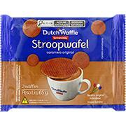 Stroopwafel biscoito recheado com caramelo, 3222, Dutchwaffle - PT 2 UN