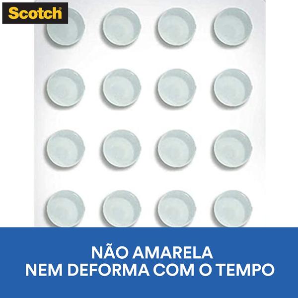 Protetor Anti-Impacto 3M Scotch Redondo Pequeno - 20 unidades - BT 20 UN