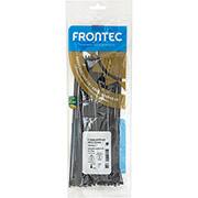 Abraçadeira de nylon, 250 x 2,5mm, Preta, F7026UVPR1, Frontec - PT 100 UN