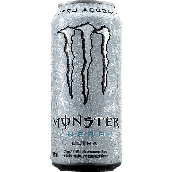 Bebida energética Monster Ultra zero açúcar, 473ml, Monster - LT 1 UN