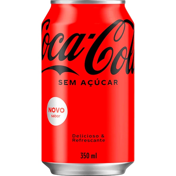 Refrigerante Coca-Cola Sem açúcar, 350ml, Coca-Cola - 1 UN