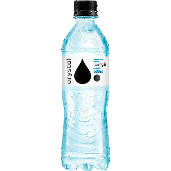 Água Mineral com gás, 500ml, Crystal - 1 UN